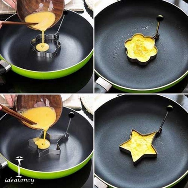 Egg Molds Stainless Steel 4 pcs Set for Kitchen