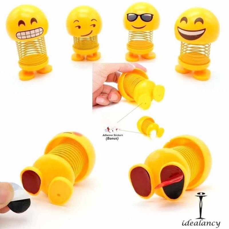 6 Pcs Cute Smiling Face Spring Doll | Idealancy