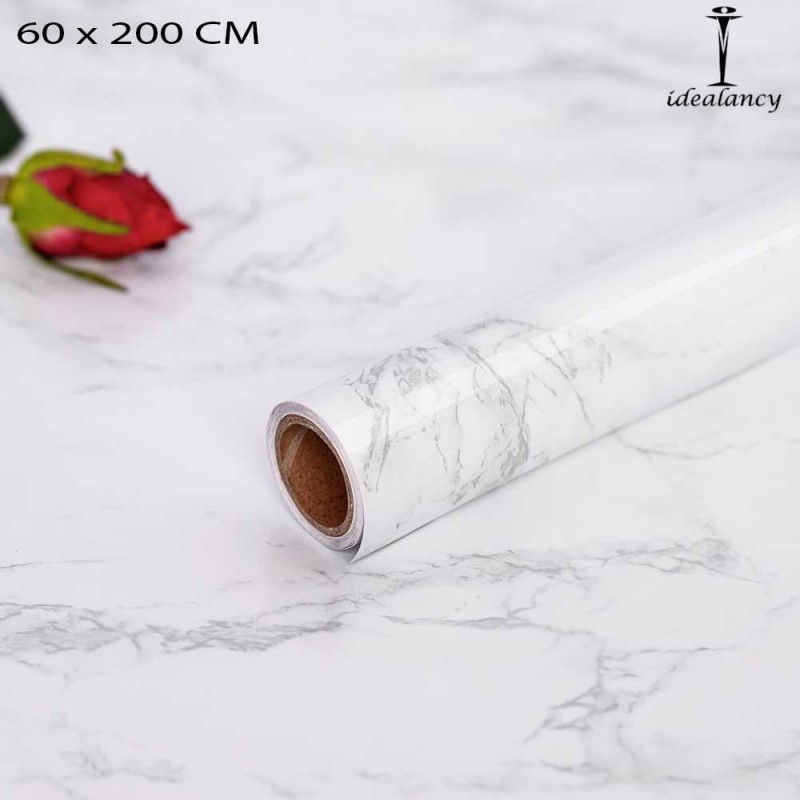Marble Adhesive Paper Granite Grey 60 x 200 cm