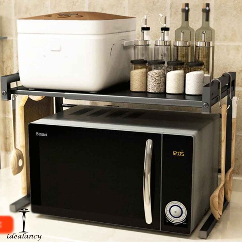 Microwave Oven Storage Rack Expandable