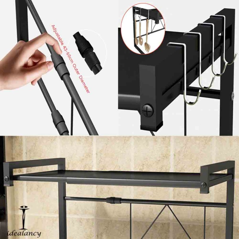 Microwave Oven Storage Rack Expandable
