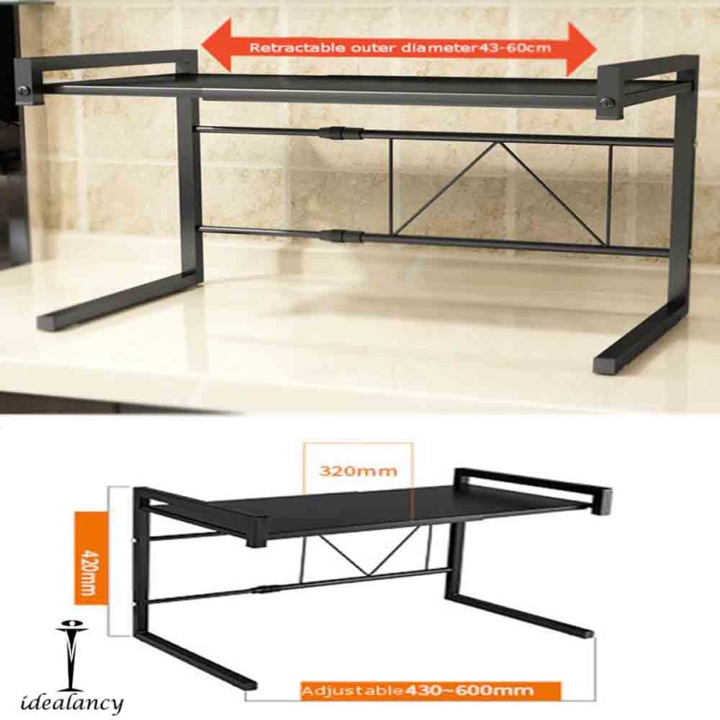 Microwave Oven Storage Rack Expandable