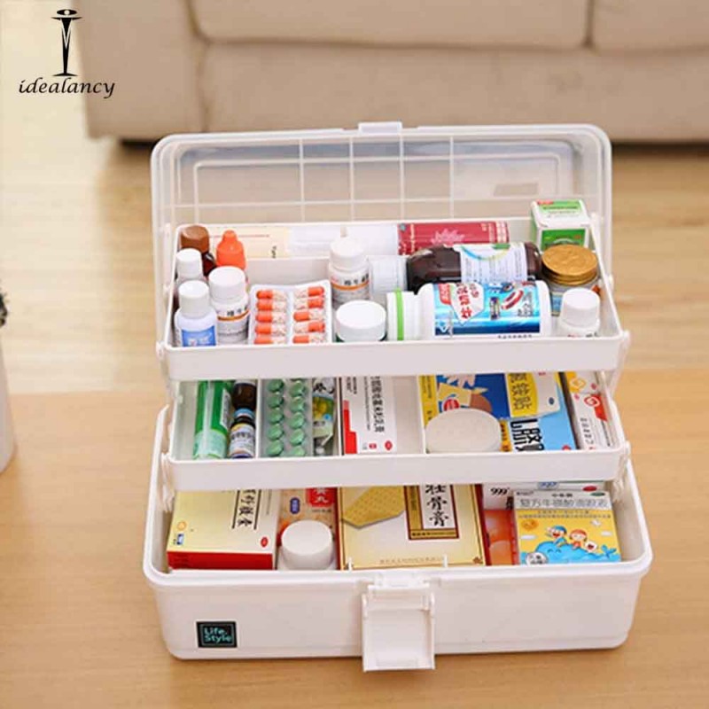 Large First Aid Medicine Storage Box