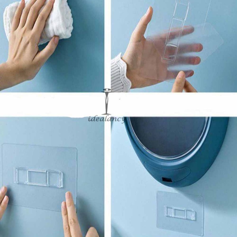 Cosmetic Organizer With Transparent Door Wall Mounted