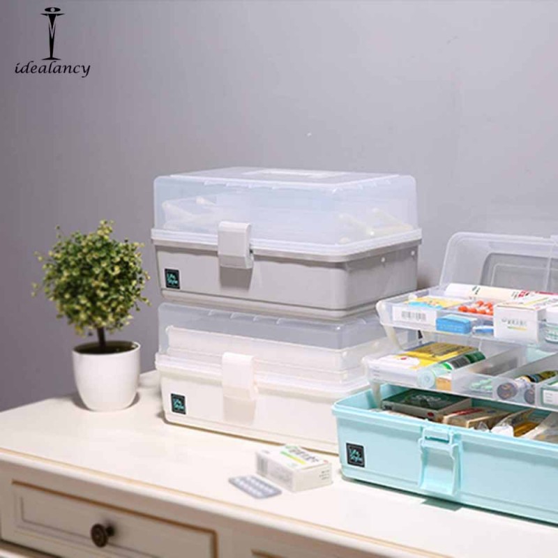 Large First Aid Medicine Storage Box