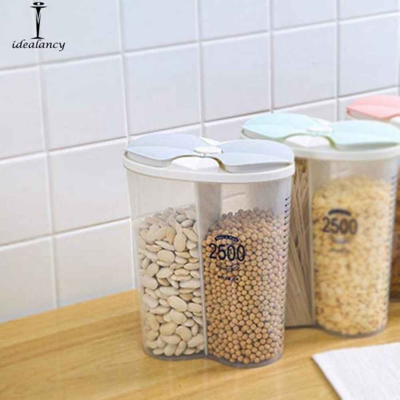 2 Partition Food Container 2500ML