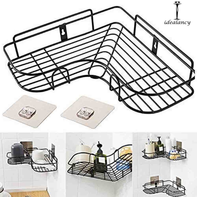 Bathroom Corner Rack Self-Adhesive