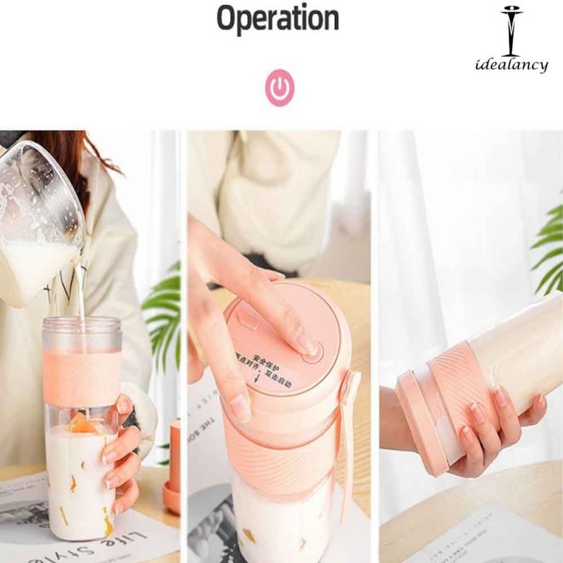 Mini Rechargeable Juicer Blender With USB Charging Port