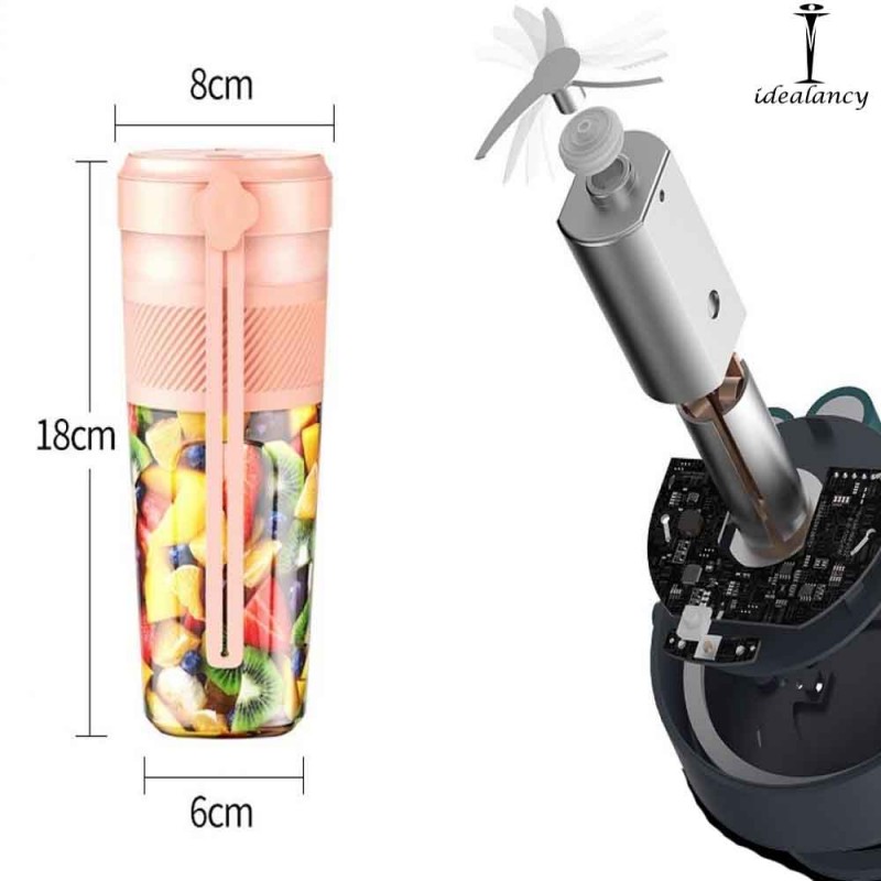 Mini Rechargeable Juicer Blender With USB Charging Port