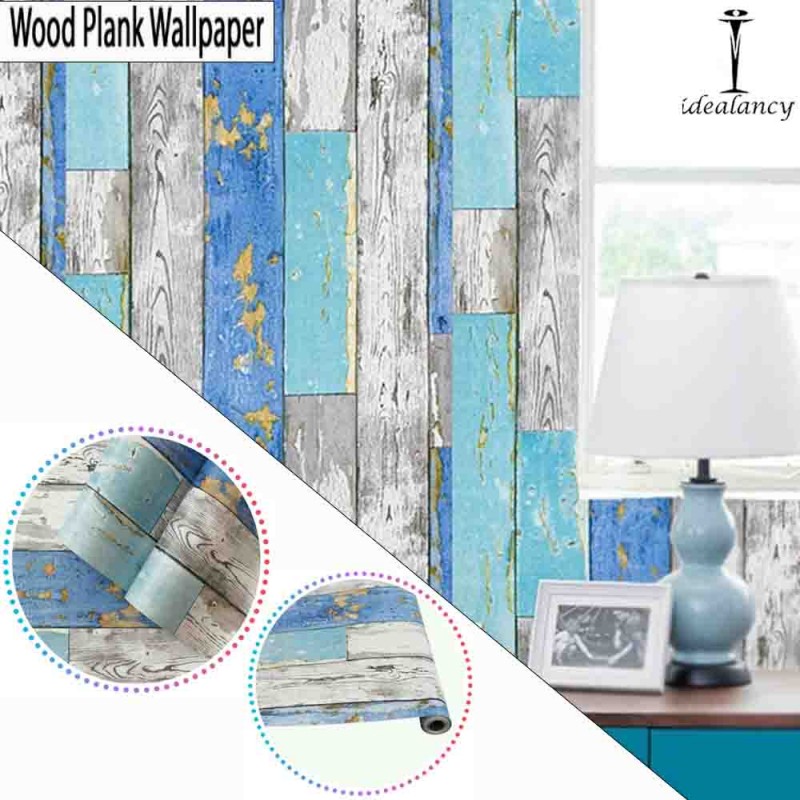Wood Plank Wallpaper  Self-Adhesive