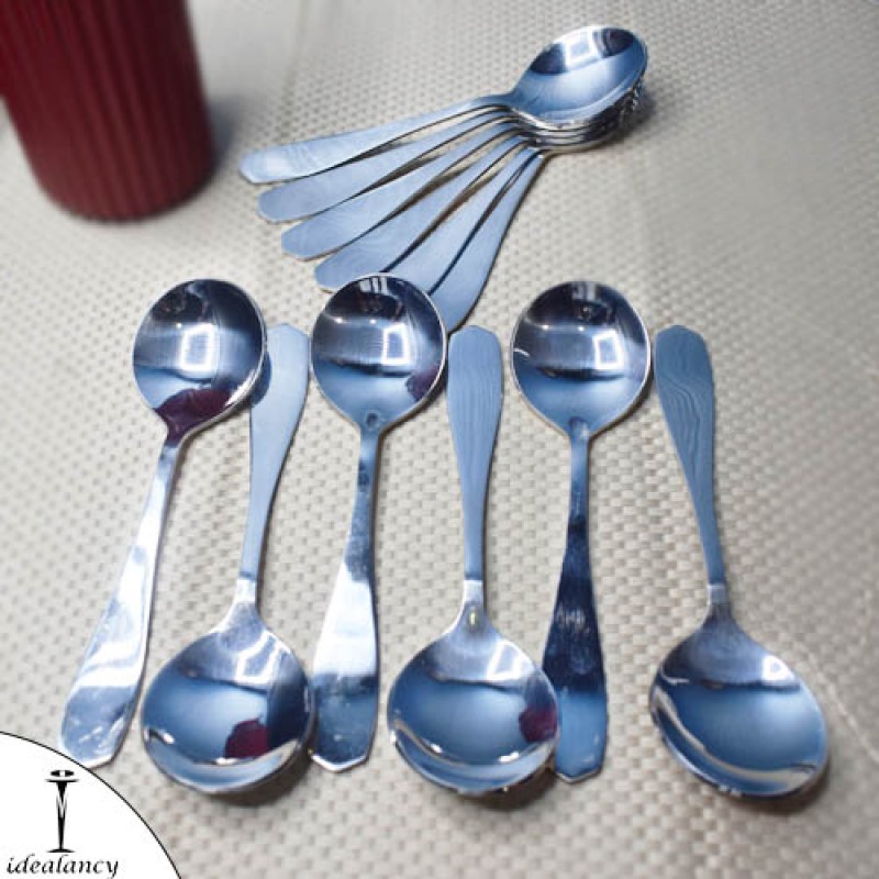 12 pcs Soup Spoons Stainless Steel