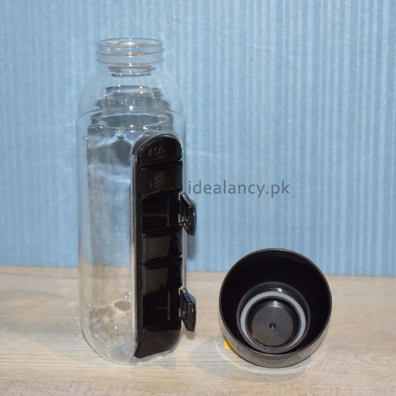 Combine Daily Pill Box Organizer with Water Bottle