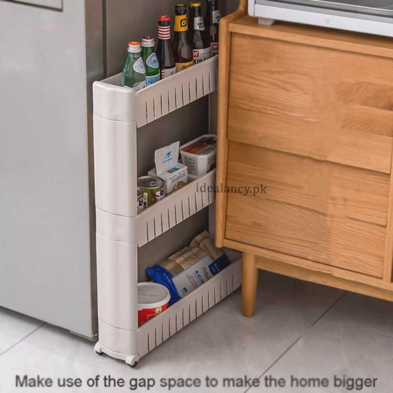 Adjustable Moving Slim Shelves - 3 Layers