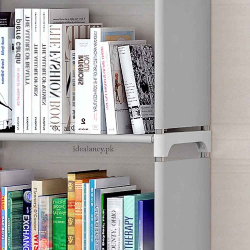 Buy 4 layer portable simple book shelf modern bookcase at best price in