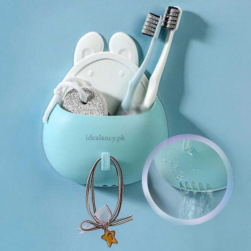 Buy wall hanging toothbrush holder rabbit shape at best price in