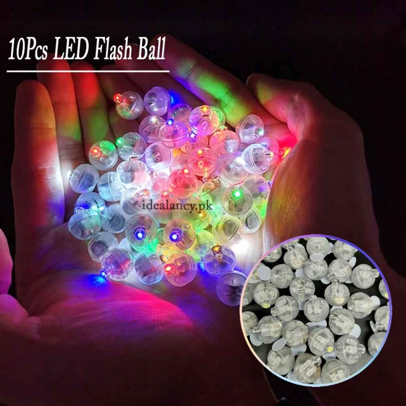 Mini LED Flash Ball 10Pcs