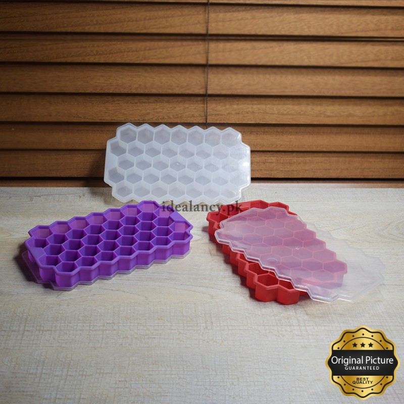 Honeycomb Ice Tray With Lid