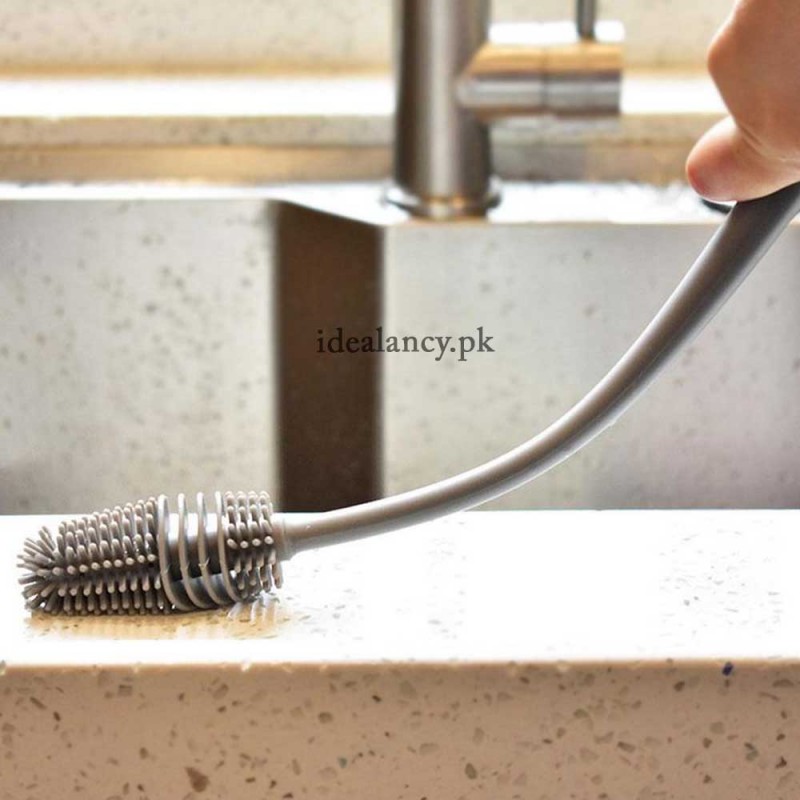 Silicone Bottle Cleaning Brush With Long Handle
