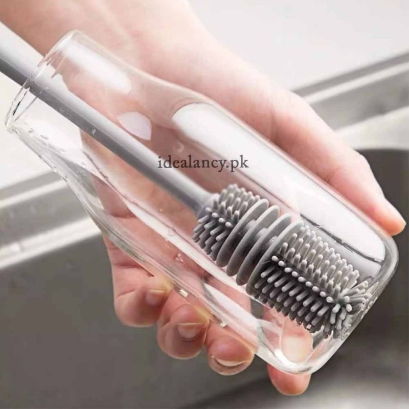 Silicone Bottle Cleaning Brush With Long Handle
