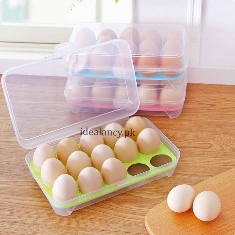 Buy 15 grid egg storage box at best price in Pakistan Idealancy