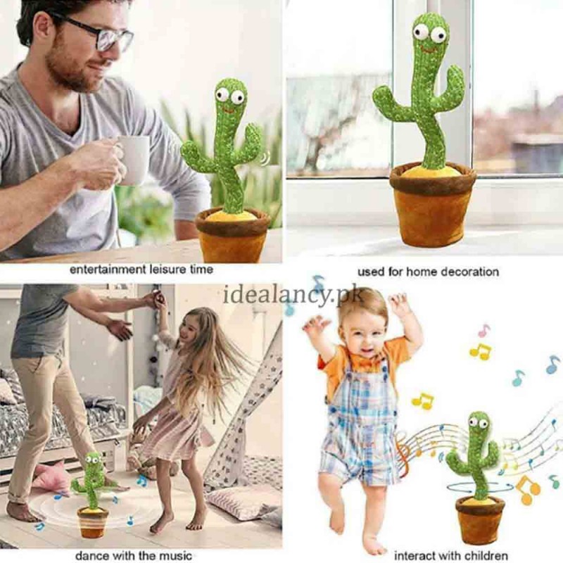 Cute Dancing Cactus Toy  With Talking
