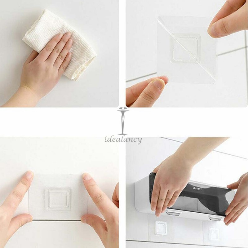 Four Grid Seasoning Box Wall Mounted
