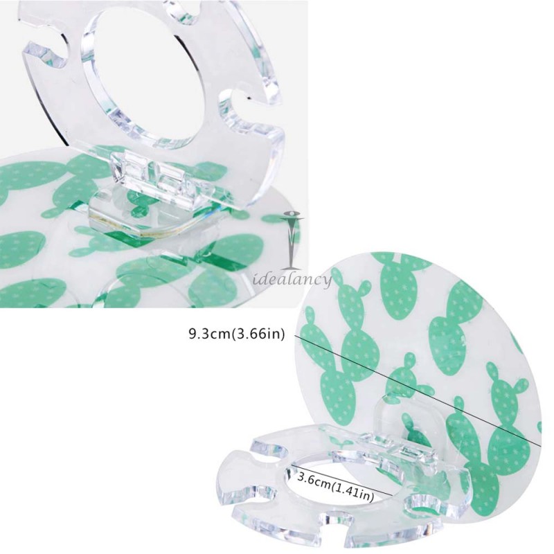 Toothbrush & Paste Holder Wall-Mounted Round Shape