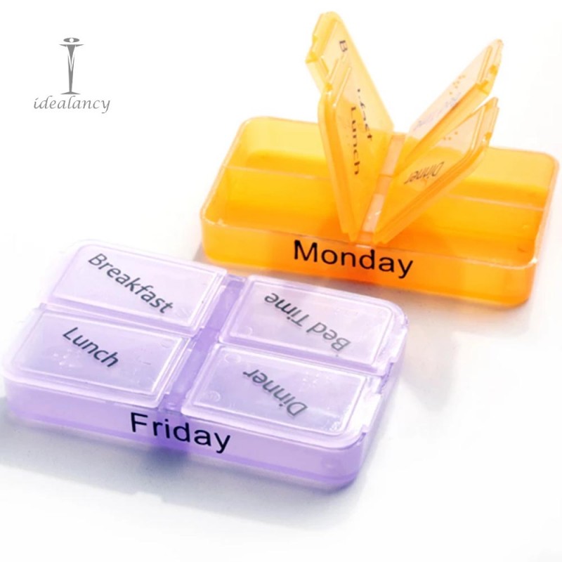 Weekly Pill Organizer Box