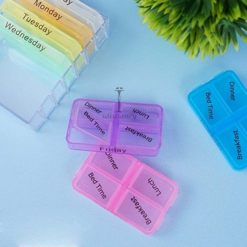 Weekly Pill Organizer Box