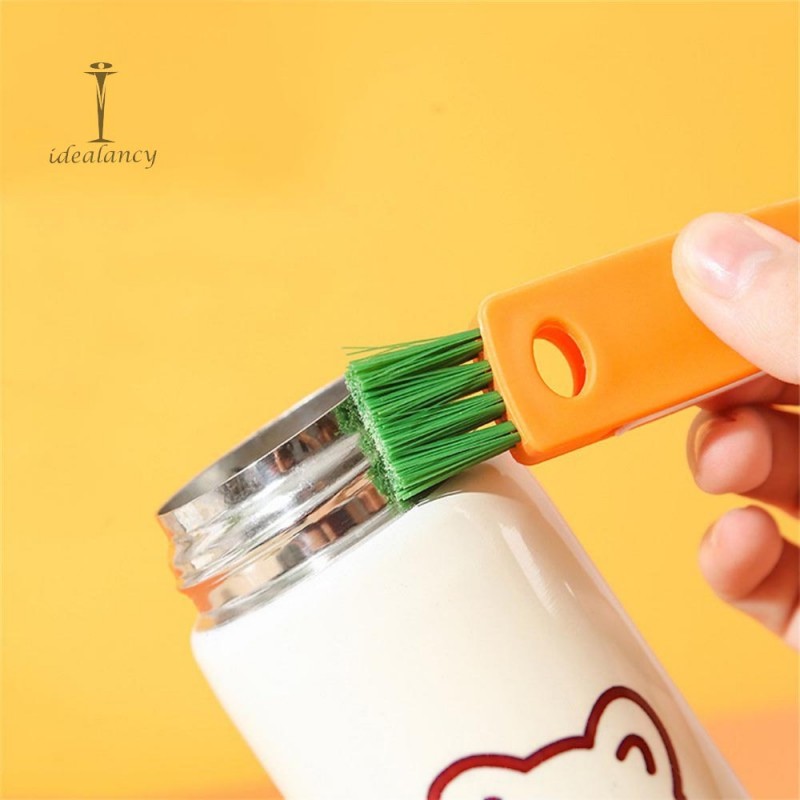 3 in 1 Portable Cup Lid Cleaning Brush