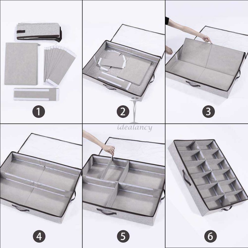 Shoe Storage Organizer with Adjustable Dividers-Premium Quality