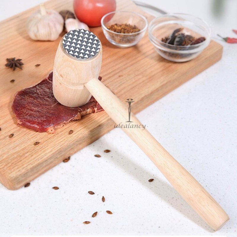 Meat Tenderizer Hammer Wooden