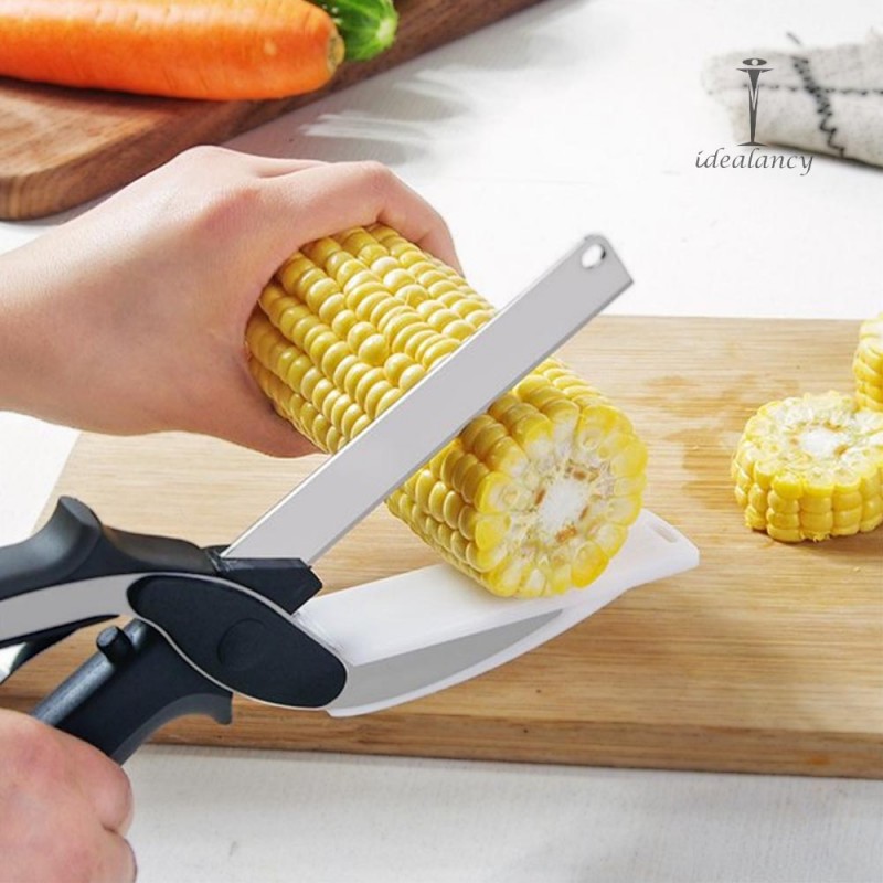 2 In 1 Knife & Cutter Scissors