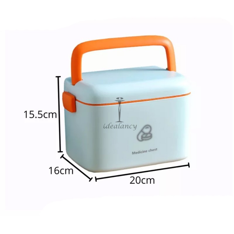 First Aid Medicine Storage Box Double Layer