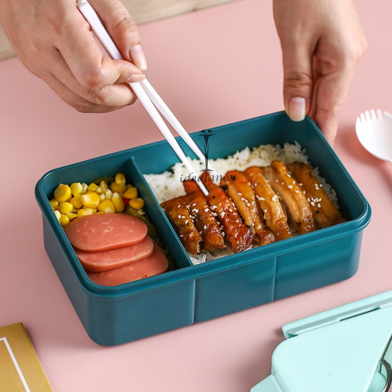 Lunch Box 2 Compartment With Spoon