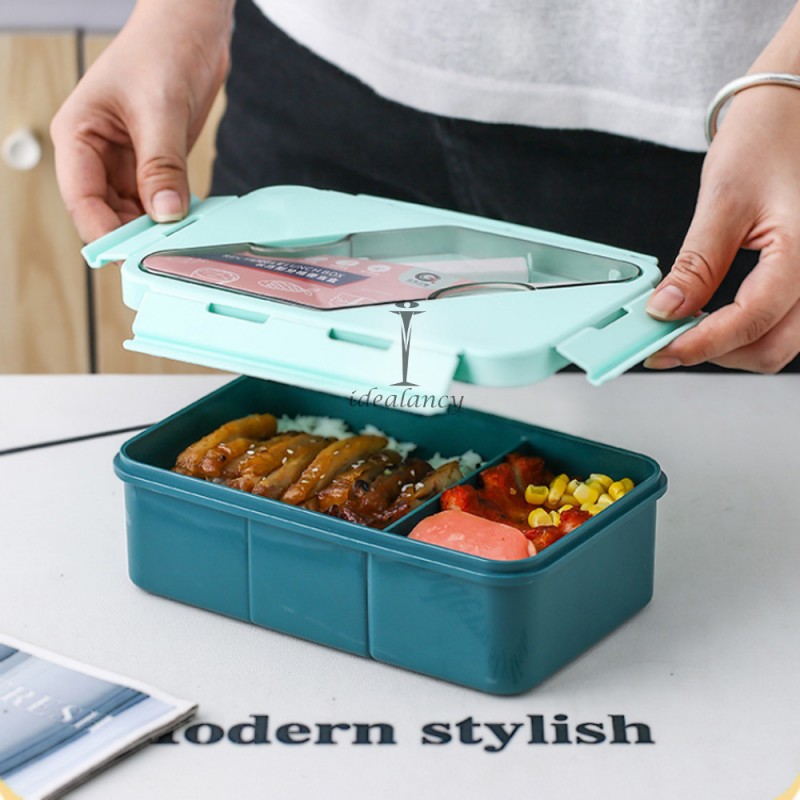 Lunch Box 2 Compartment With Spoon