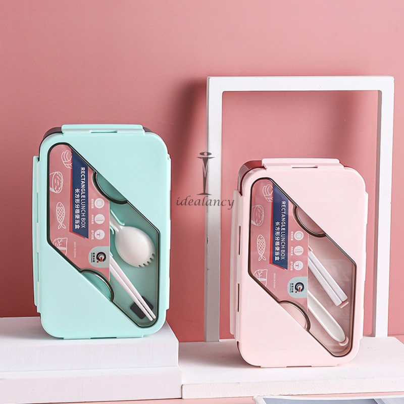 Lunch Box 2 Compartment With Spoon
