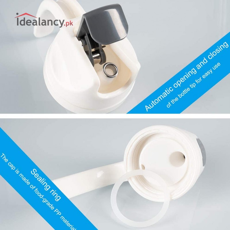 Oil Bottle Dispenser With Auto Flip Cap 630ml