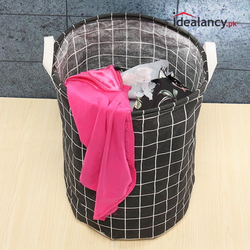 Buy folding fabric laundry basket at best price in Pakistan Idealancy