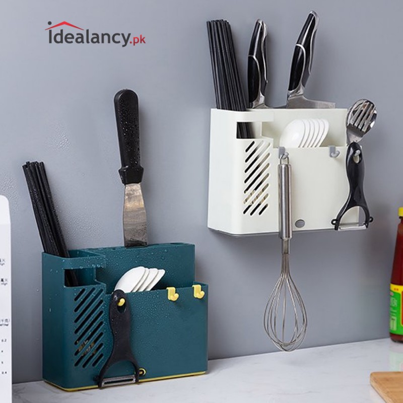 Cutter Drain Storage Rack Wall Mounted | Idealancy