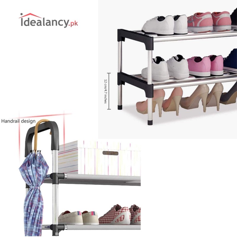 6 Layer Steel Shoe Rack Organizer