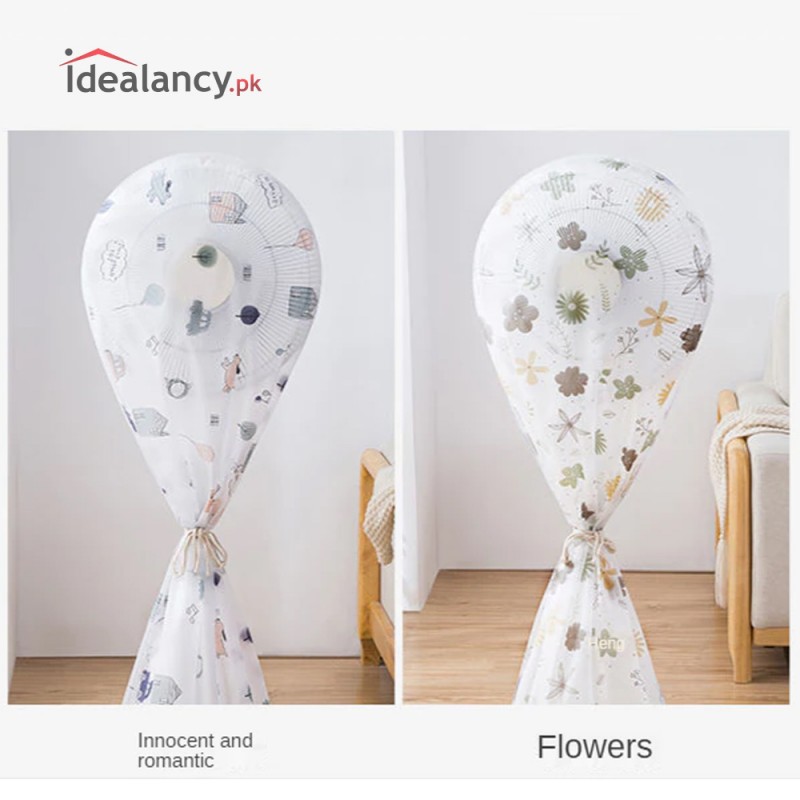 Fan Dust Cover Washable Floor Type