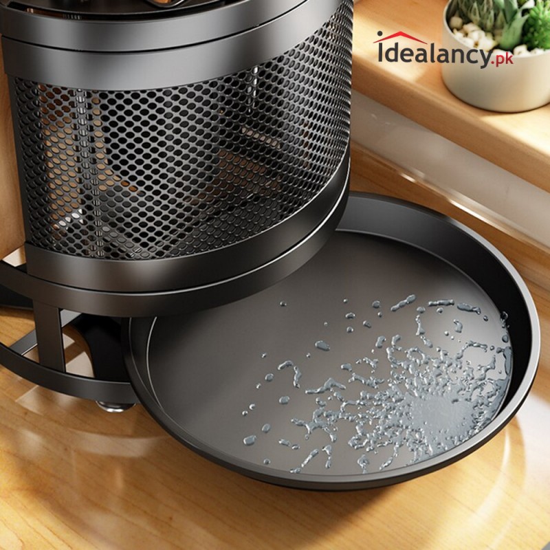 Buy rotatable cutlery utensil rack with knife holder at best price in