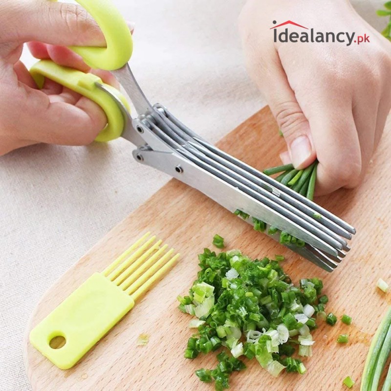 Food Scissor Stainless Steel with Cleaning Comb