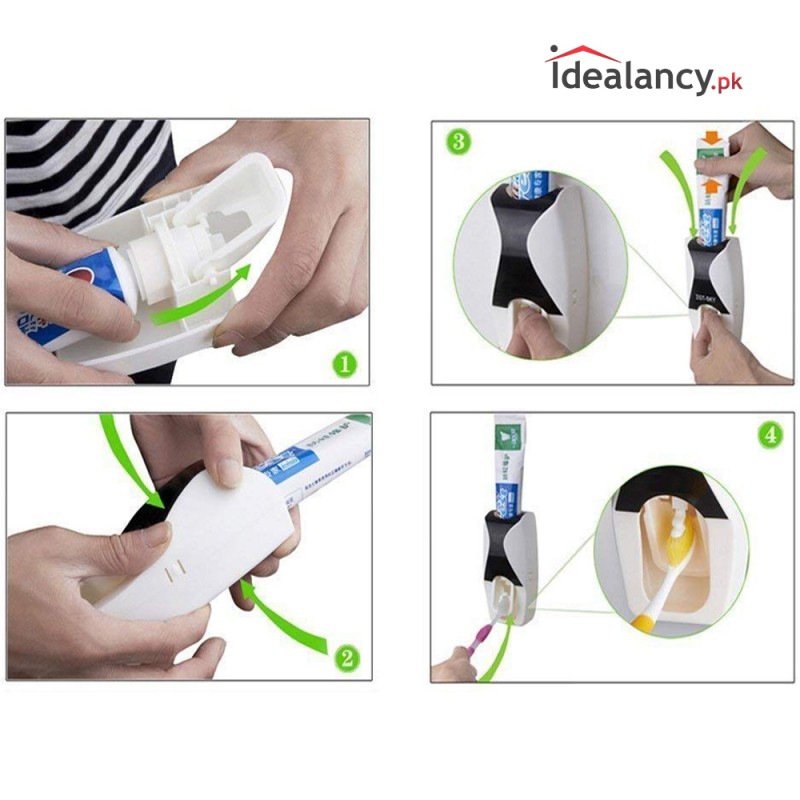 Automatic Toothpaste Dispenser & Holder