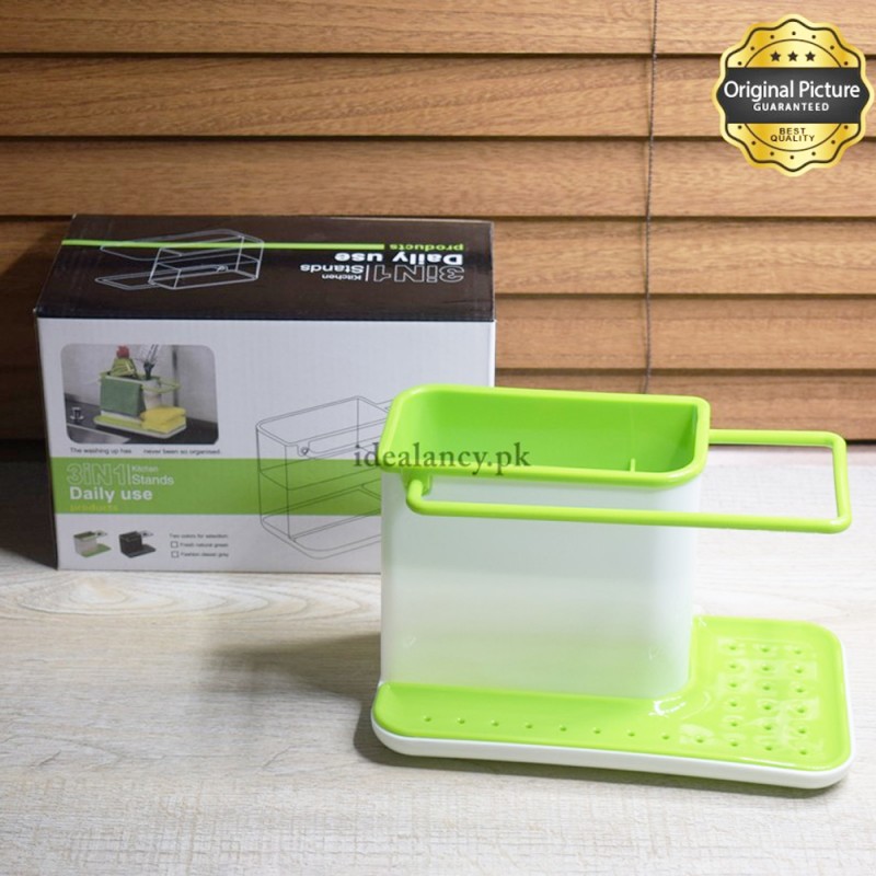 Kitchen Sink Soap & Sponge Organizer