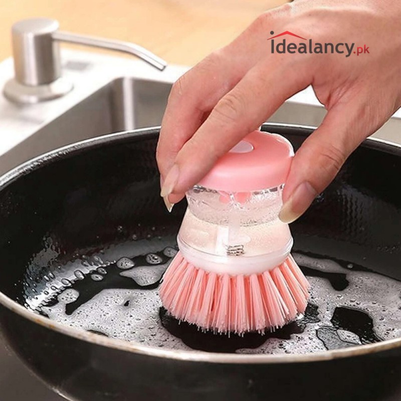 Liquid Soap Dishwasher Brush