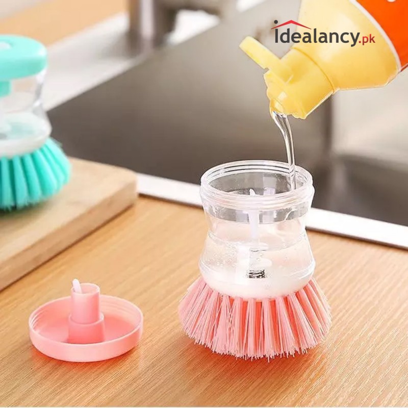 Liquid Soap Dishwasher Brush