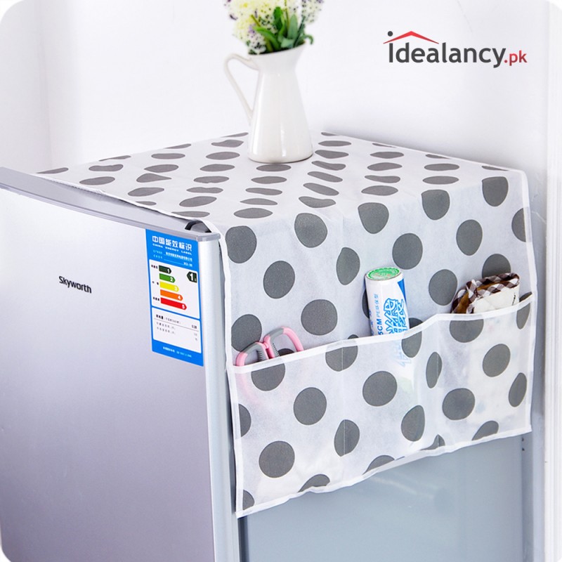 Fridge Cover with Pockets