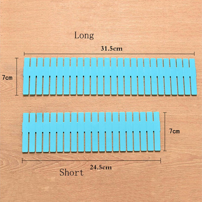 Drawer Divider 4 Strips Adjustable Drawer Organizer